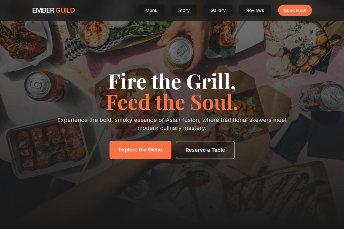 Skewer Asian Fusion Food
