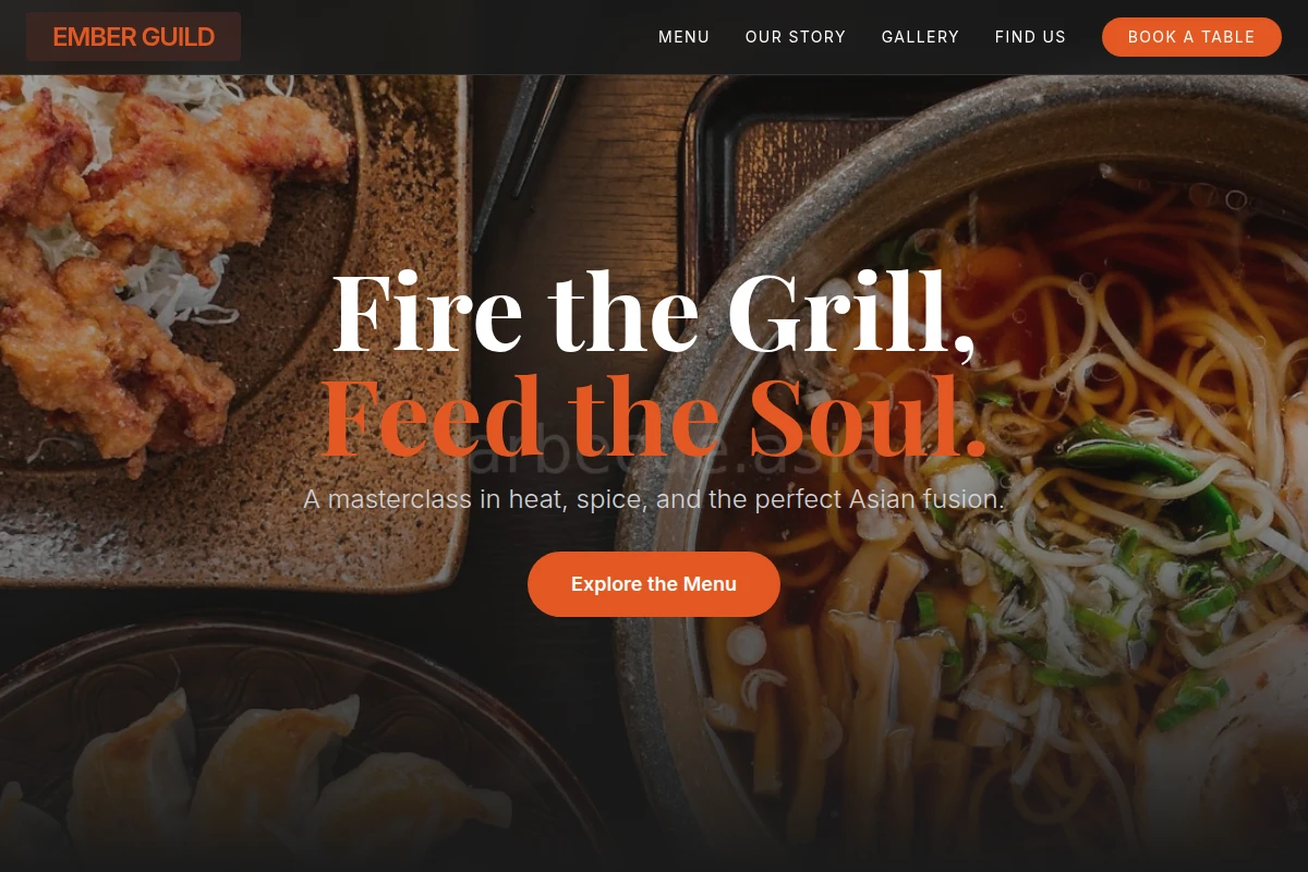 Rub Asian Fusion Food