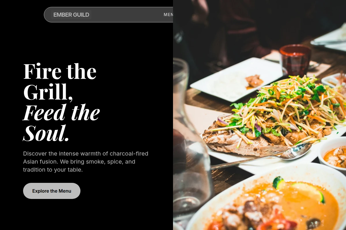 Roast Asian Fusion Food
