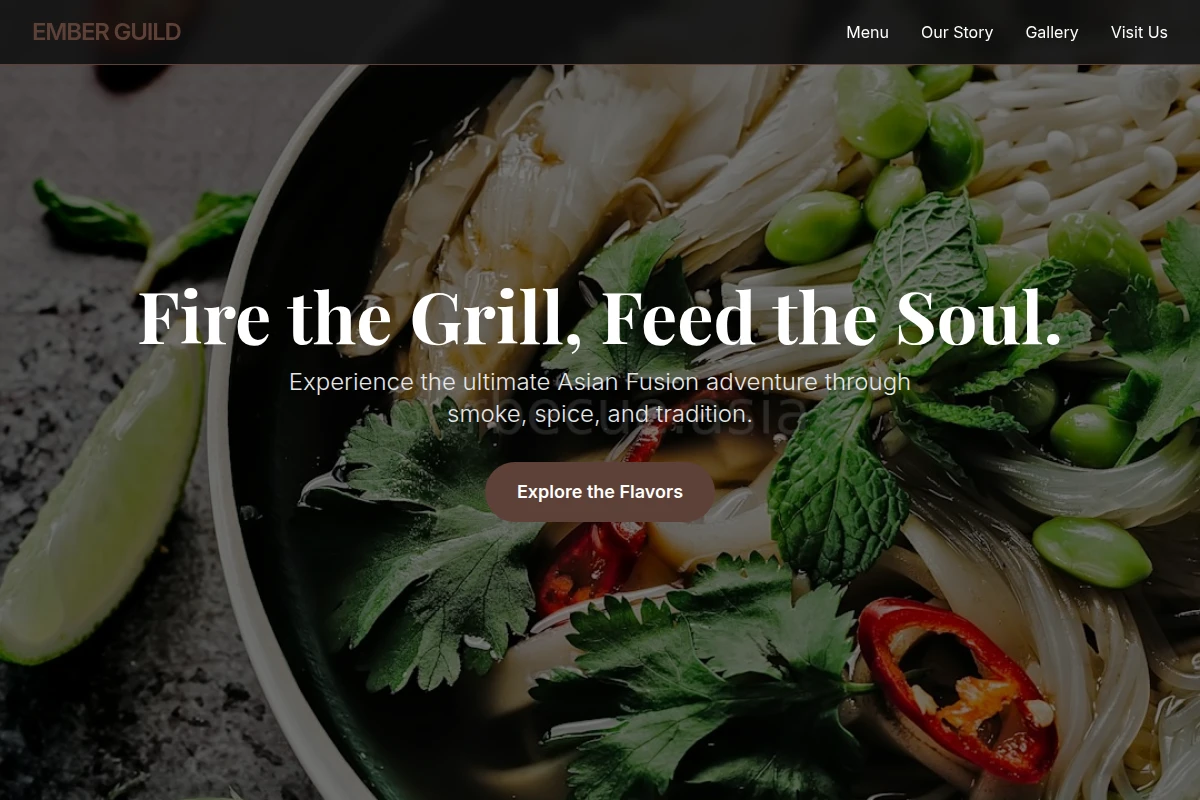 Grillmaster Asian Fusion Food