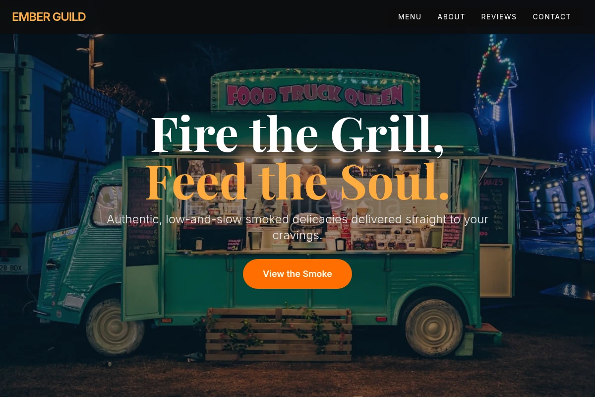 Slow-cooked Food Truck