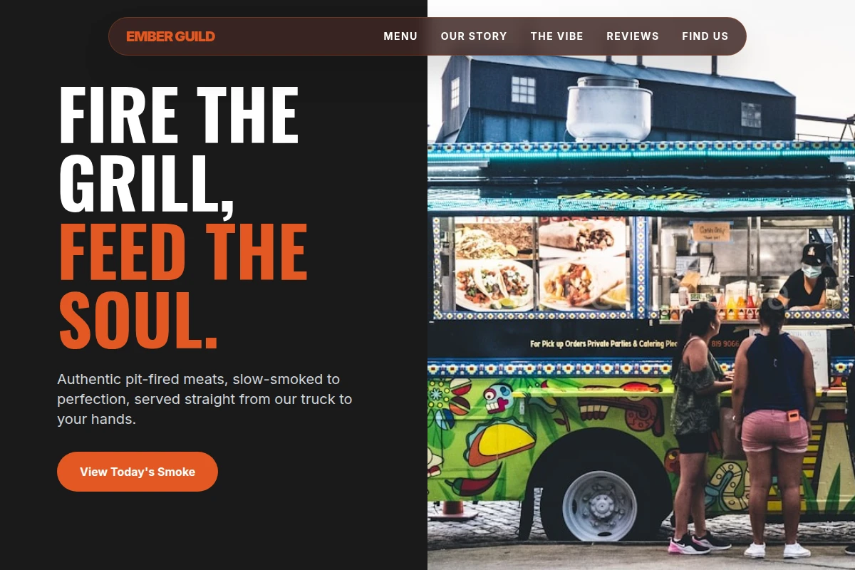 Pit-fired Food Truck