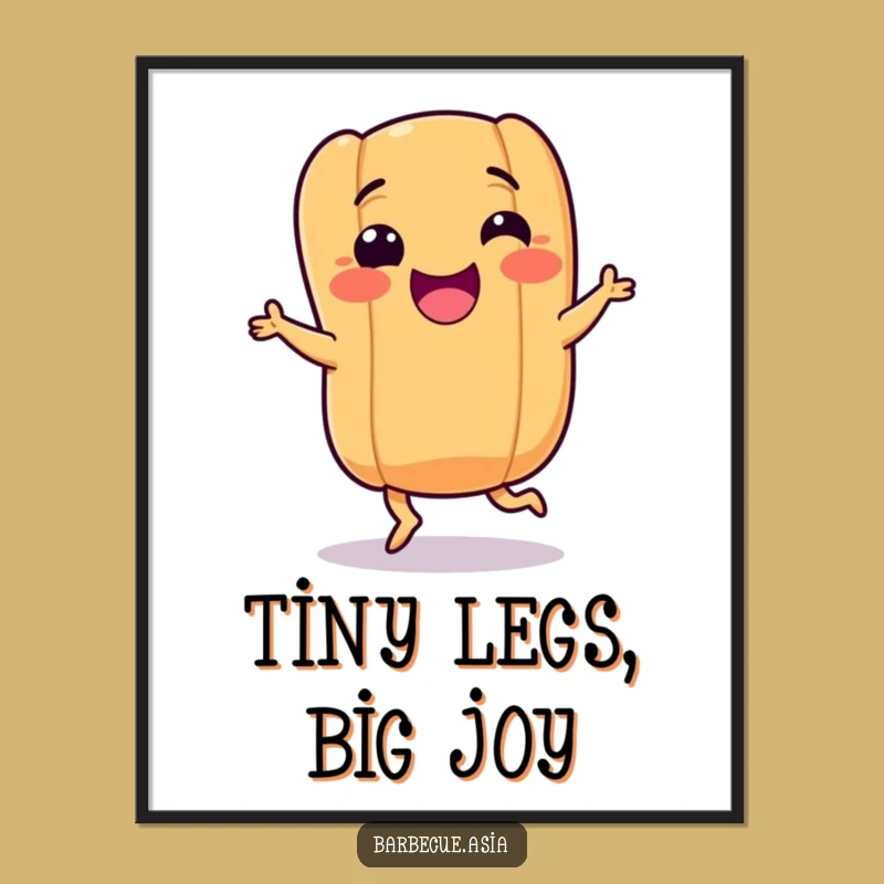 Funny Hot Dog Dance Digital Print: Instant Joy for Your Walls